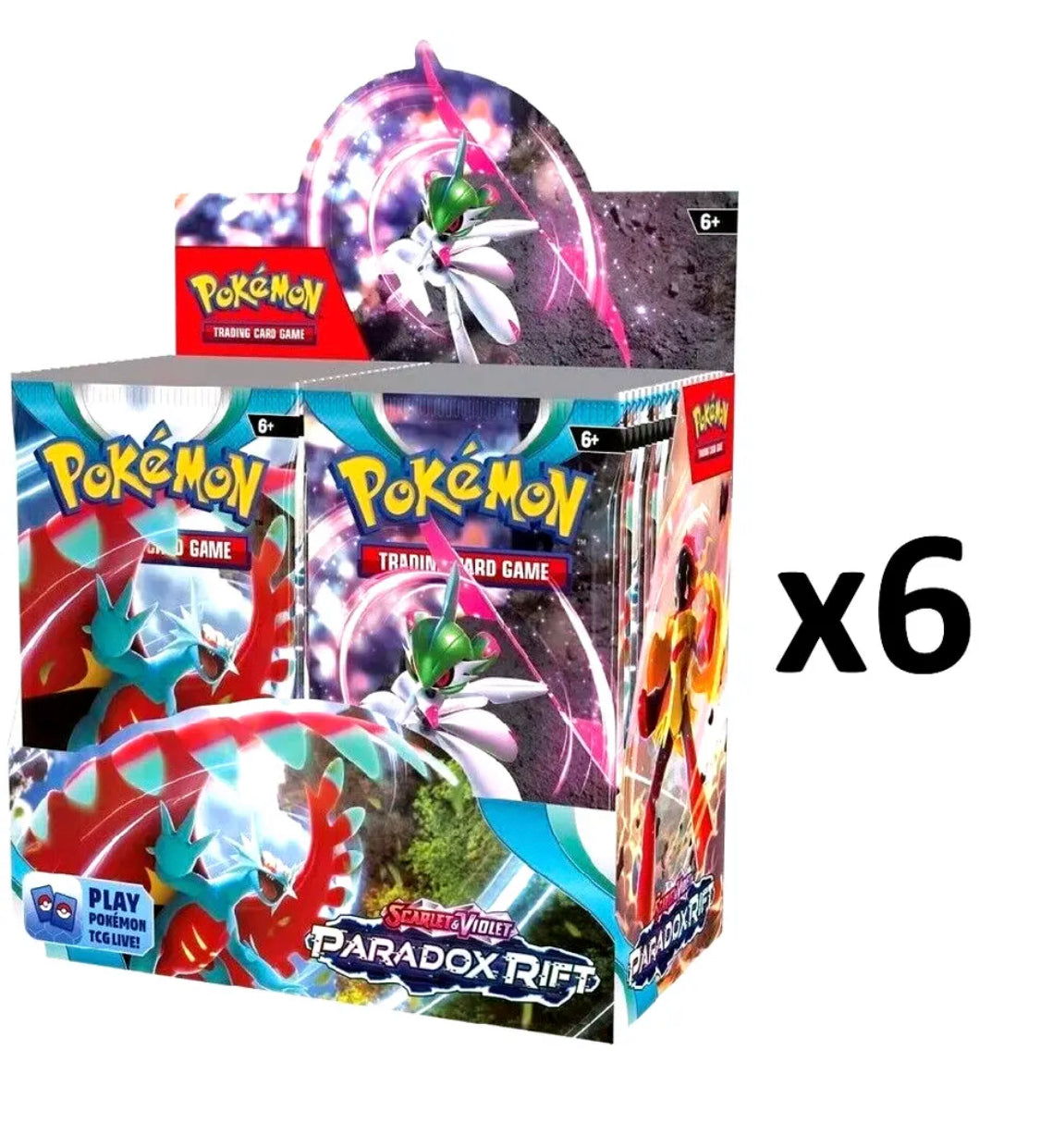 Paradox Rift Booster Box - SV04 Sealed Case (6 boxes)