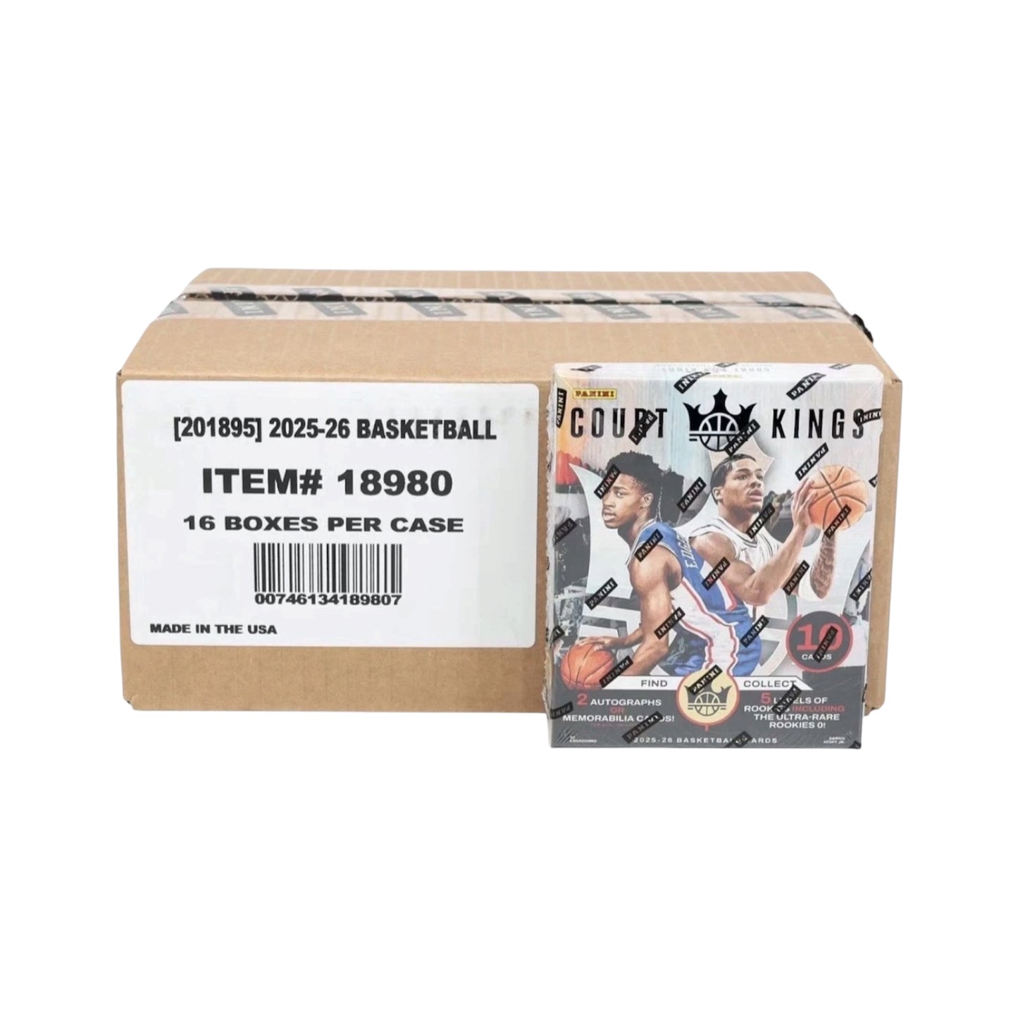 2025/26 Panini Court Kings Basketball Case (16 Hobby Box)