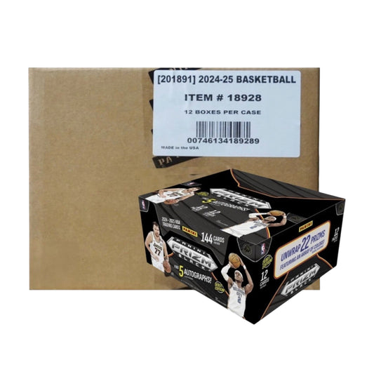 2024/25 Panini Prizm Black Basketball 12 Box Hobby Case