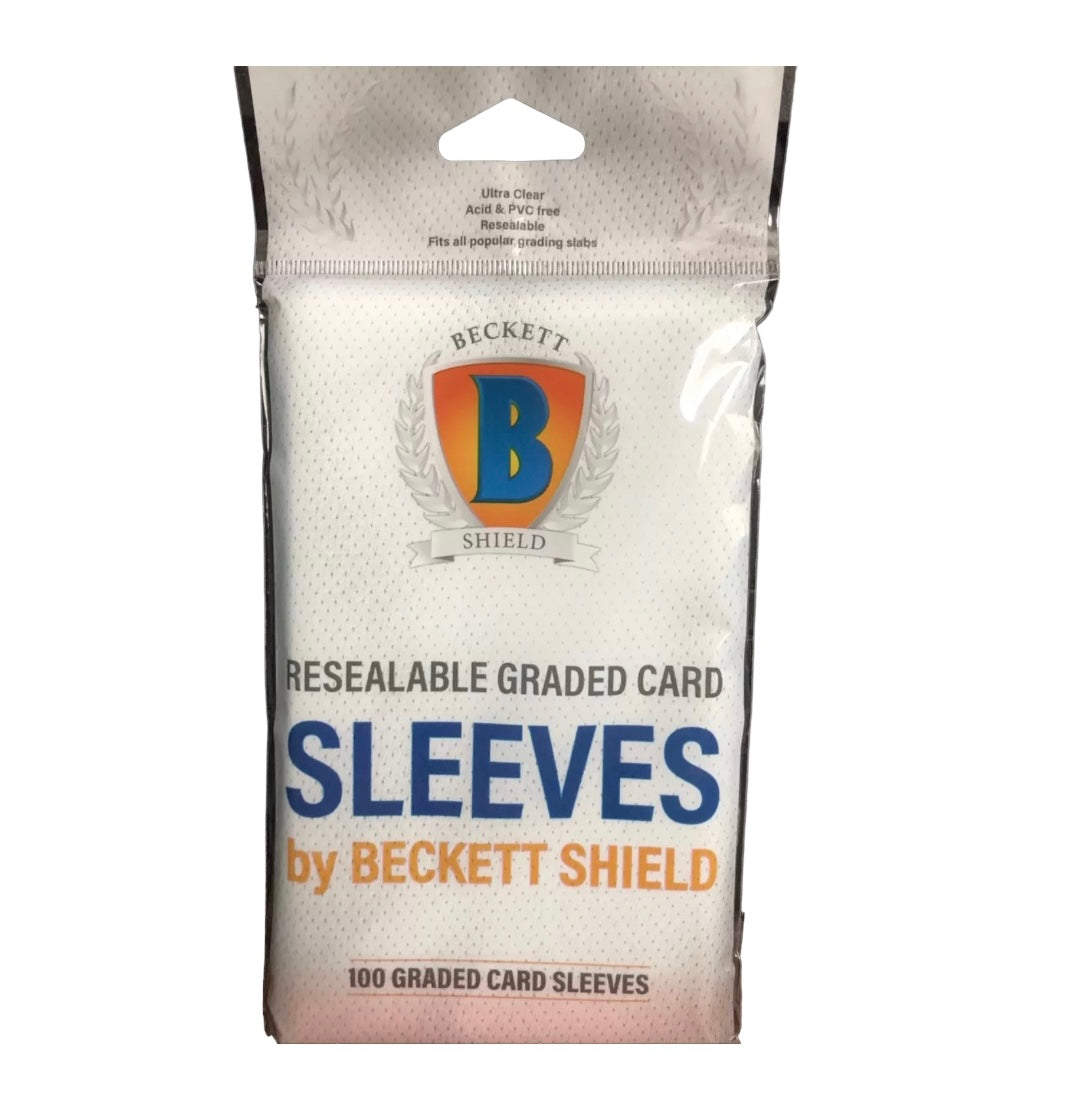 Beckett Shield Resealable Graded Card Sleeves 15 Packs of 100 - 1500 Total