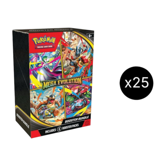 Mega Evolution Booster Bundle Case - ME01 (25 Booster Bundles) Presale 9/26/25
