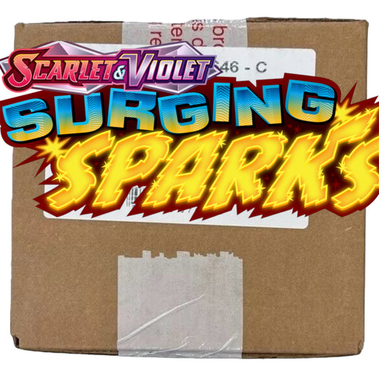 Pokemon TCG Surging Sparks 3 PACK BLISTER CASE Factory Sealed Case (24 QTY)