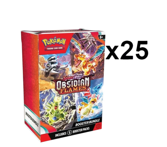 Pokemon Obsidian Flames Booster Bundle Case Sealed Case 25 Boxes 150 PACKS