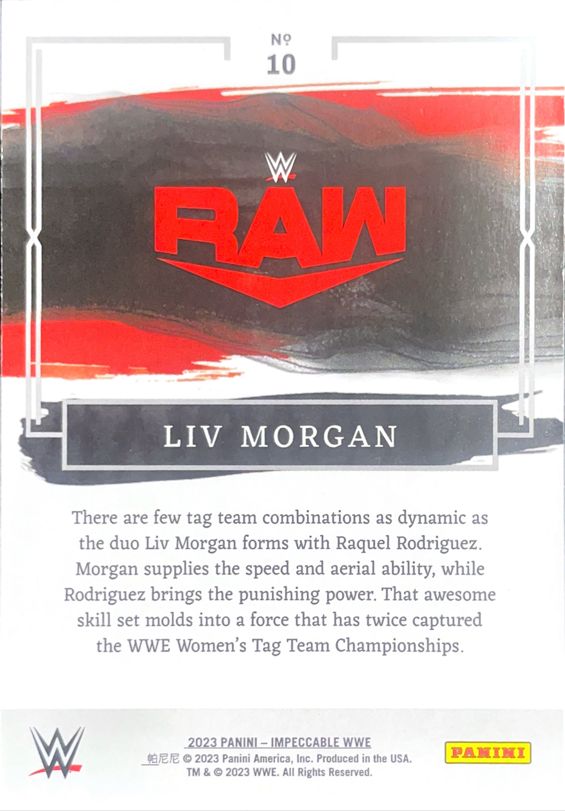 LIV MORGAN 2023 IMPECCABLE SP 23/99