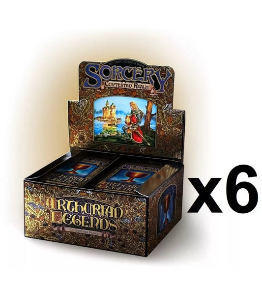 SEALED CASE 6 Sorcery Contested Realm Arthurian Legends Booster Box