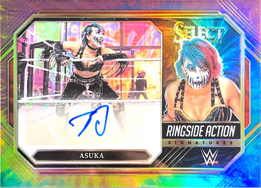 WWE Asuka Ringside Action Prizm 5/25 Tie-Dye