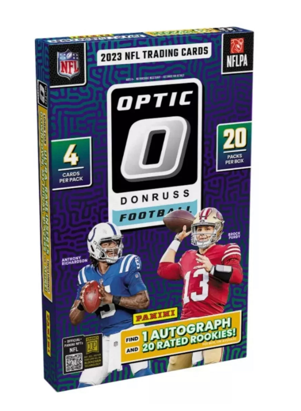 2023 Panini Donruss Optic Football Hobby Box Case (12 Hobby Boxes)