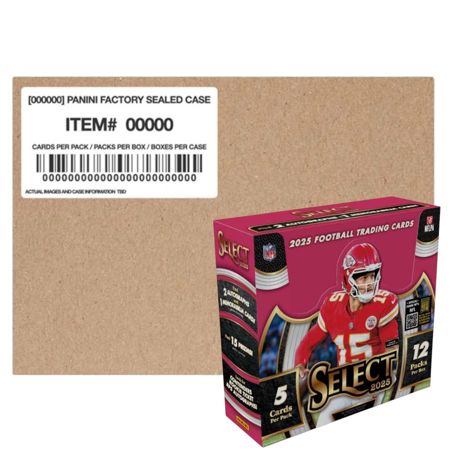 2025 Panini Select Football Hobby Case (12 Hobby Box) Presale 2/9/26