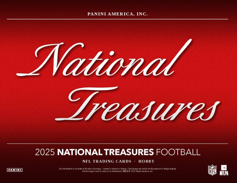 2025 Panini National Treasures Football Case (4 Hobby Box)