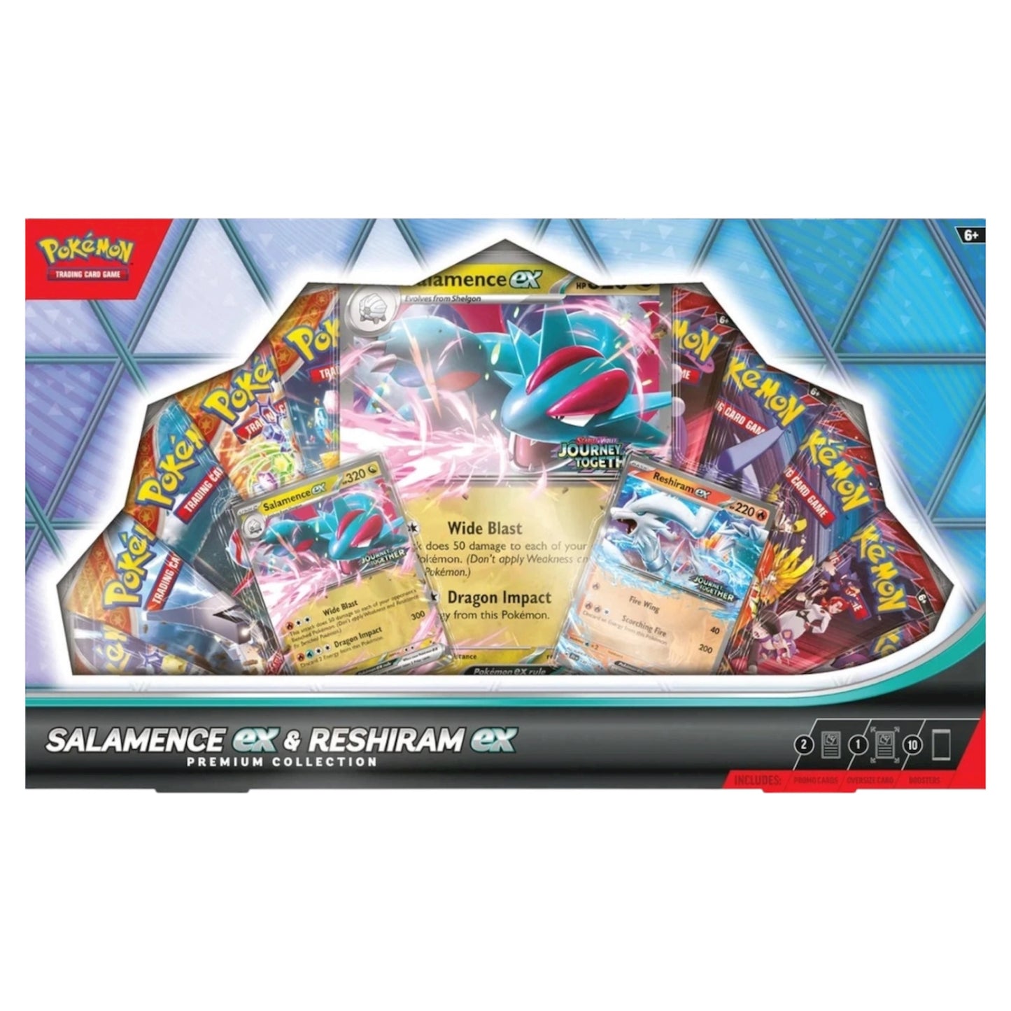 Salamence ex & Reshiram ex Premium Collection Box