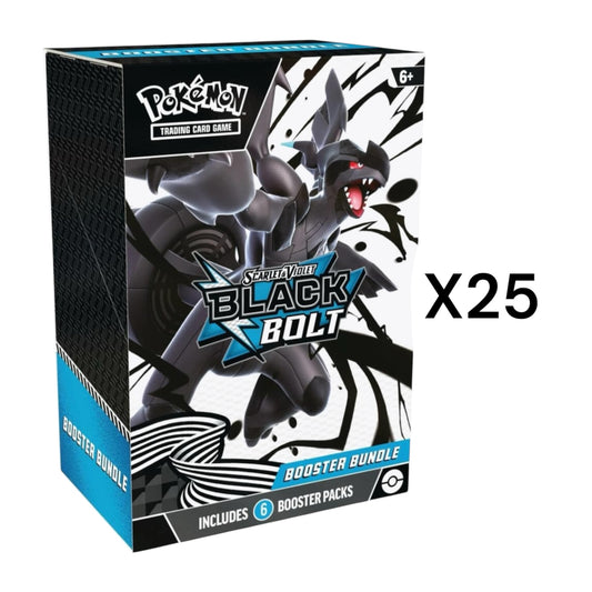 Black Bolt Booster Bundle Case (25 Bundles)
