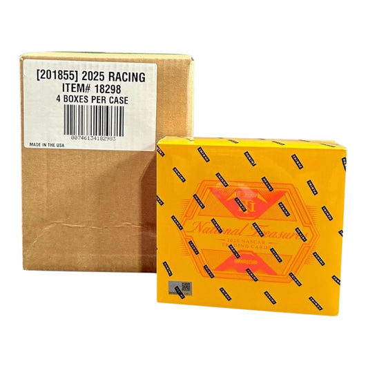 2025 Panini National Treasures Racing Case (4 Hobby Box)