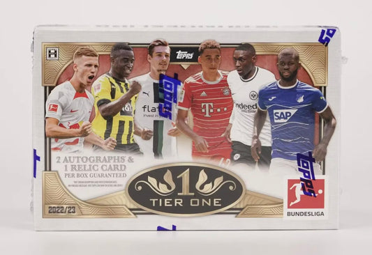 2022-23 TOPPS TIER ONE BUNDESLIGA SOCCER HOBBY BOX