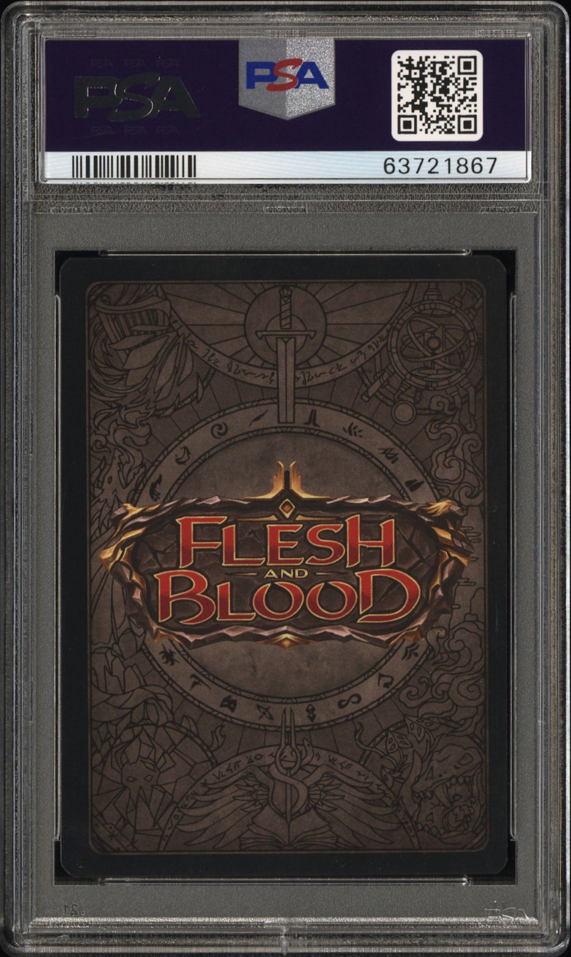 Flesh and Blood Viziertronic Model i 1st Ed Cold Foil Crucible of War PSA 10