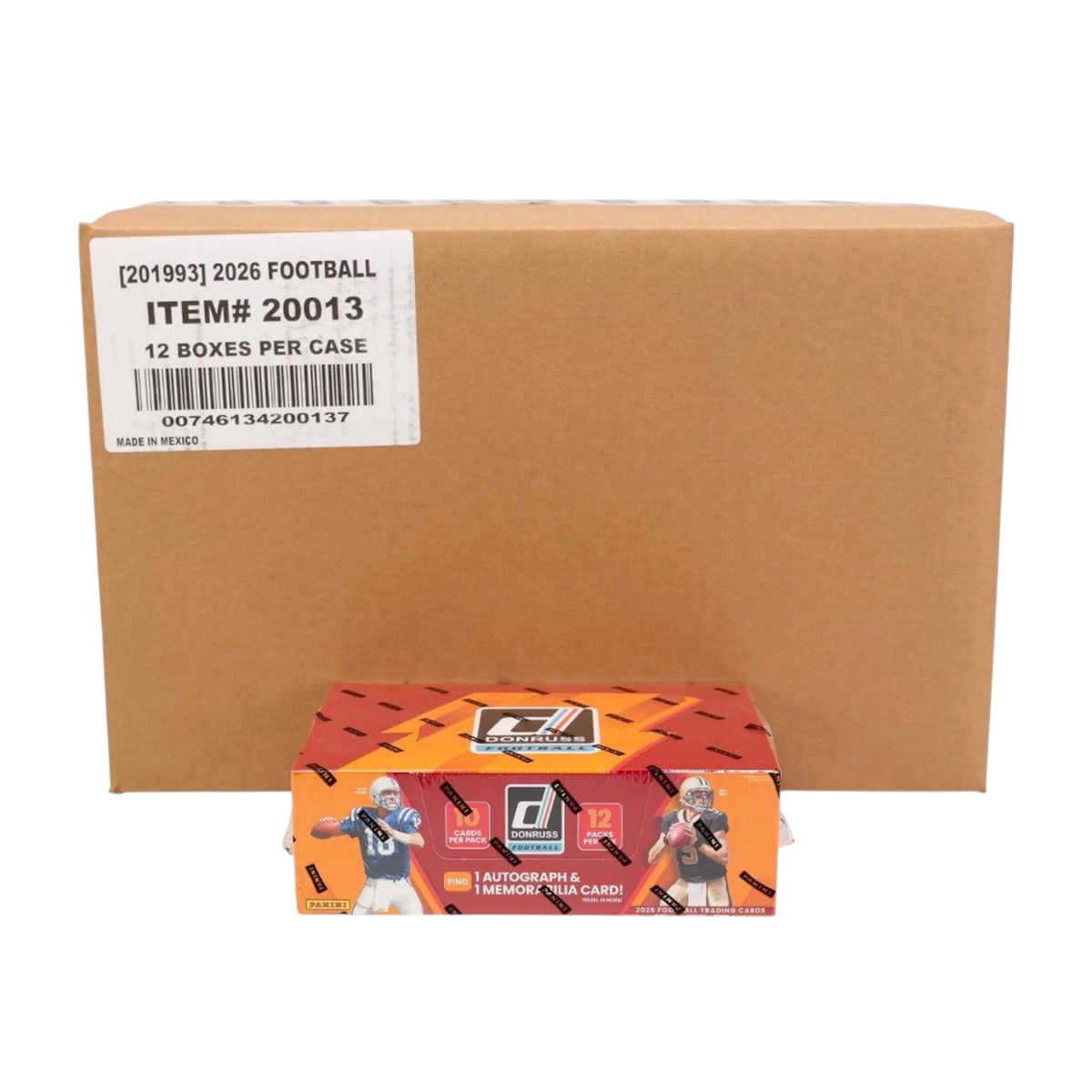 2026 Panini Donruss Football Case (12 Hobby Box)