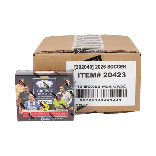 2026 Panini Crown Royale NWSL Soccer Case (12 Hobby Box)