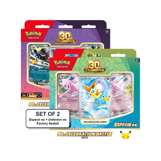 30th Celebration Battle Deck: Umbreon ex/Espeon ex [Set of two]